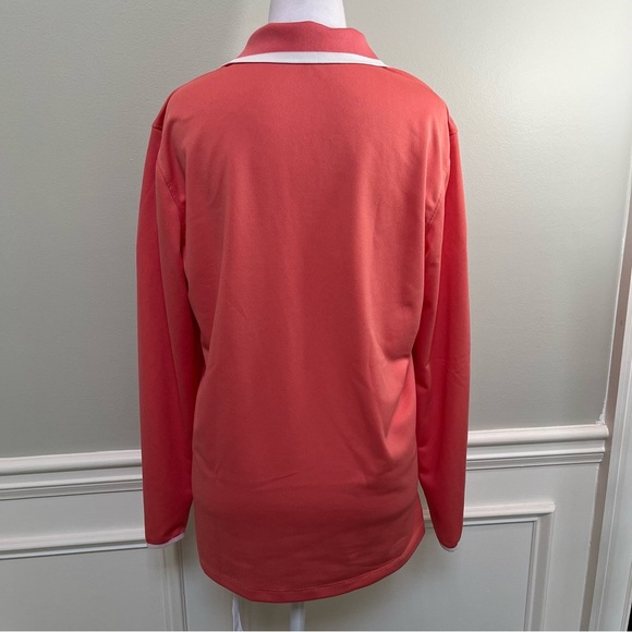 Sun50 SPF 50 Coral Polo Shirt Size S - Picture 4 of 8